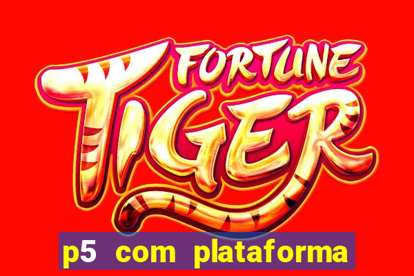 p5 com plataforma de jogos